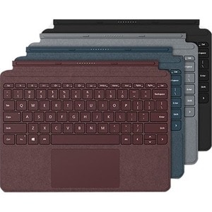 Microsoft Type Cover Keyboard/Cover Case Microsoft Surface Go 2, Surface Go Tablet - Black - Stain Resistant - MicroFiber 