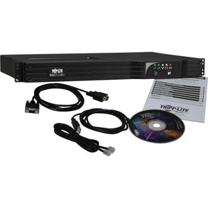 Eaton Tripp Lite Series SmartPro 120V 500VA 300W Line-Interactive UPS, 1U, WEBCARDLX, USB, DB9, 6 Outlets - 1U Rack/Tower 