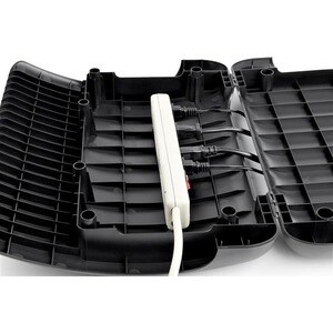 StarTech.com Reposapiés Ergonómico Basculante con Gestor de Cables/Almacenamiento - Soporte para Debajo del Escritorio - A