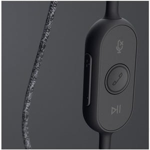 Logitech Zone Kabel Kopfbügel Stereo Headset - Binaural - Ohrumschließend - 20 Hz bis 16 kHz Frequenzgang - 190 cm Kabel -