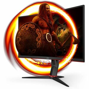 AOC CQ27G2U 27" Class WQHD Ecrã curvo Monitor LCD para gaming - 16:9 - Preto - 68.6 cm (27") Viewable - Alinhamento vertic