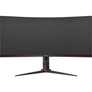 AOC CU34G2X 34" Class UW-QHD Ecrã curvo Monitor LCD para gaming - 21:9 - Preto - 86.4 cm (34") Viewable - Alinhamento vert