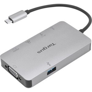 Targus DOCK419EUZ USB-Typ C Docking Station für Notebook, Monitor, Tastatur, Maus - Grau - 1 Unterstützte Displays - 4K - 