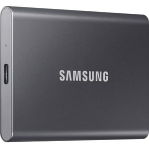 Samsung T7 MU-PC2T0T/AM 2 TB Portable Solid State Drive - External - PCI Express NVMe - Titan Gray - Gaming Console, Deskt