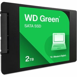 WD Green WDS200T2G0A 2 TB Solid State Drive - 2.5" Internal - SATA (SATA/600) - Notebook, Desktop PC Device Supported - 54