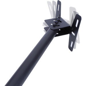 ITB Ceiling Mount for Digital Signage Display, Monitor - Black - 2 Display(s) Supported - 190.5 cm (75") Screen Support - 