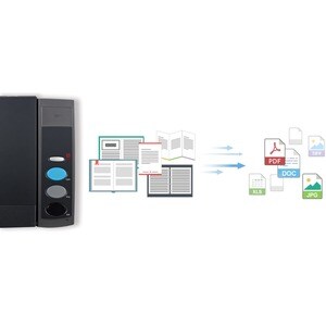 Plustek OpticBook 3800L Flatbed Scanner - 1200 dpi Optical - 48-bit Color - 16-bit Grayscale - USB