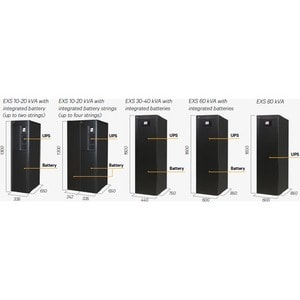 Vertiv Liebert Double Conversion Online UPS - 60 kVA - Three Phase - Tower - 380 V AC, 400 V AC, 415 V AC Input - 380 V AC