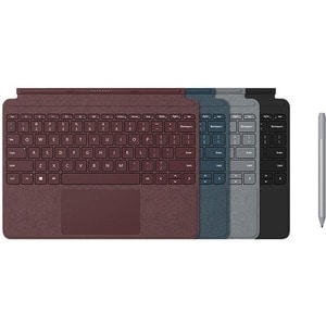 Cover tastiera Microsoft Type Cover Microsoft Surface Go 2, Surface Go Tablet - Nero - Resistente alle macchie - MicroFibe