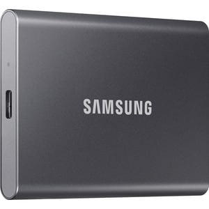 Samsung T7 MU-PC2T0T/WW 2 TB Portable Solid State Drive - External - PCI Express NVMe - Titan Gray - Gaming Console, Deskt