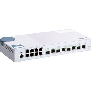 QNAP QSW-M408-4C 8 Ports Manageable Ethernet Switch - Gigabit Ethernet, 10 Gigabit Ethernet - 10/100/1000Base-T, 10GBase-T