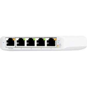 Ubiquiti USW-Flex-Mini Ethernet Switch - 5 Ports - Manageable - Gigabit Ethernet - 10/100/1000Base-T - 2 Layer Supported -