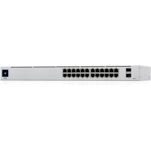 Ubiquiti USW-24-POE Ethernet Switch - 24 Ports - Manageable - 2 Layer Supported - Modular - 2 SFP Slots - Optical Fiber, T