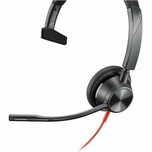 Poly Blackwire BW3310-M USB-C Wired Over-the-head Mono Headset - Monaural - Supra-aural - 32 Ohm - 20 Hz to 20 kHz - Noise