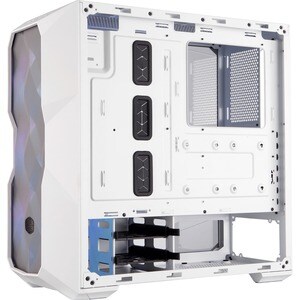 Cooler Master MasterBox MCB-D500D-WGNN-S01 Computer Case - Mid-tower - White - Mesh, Steel, Plastic, Tempered Glass - 4 x 