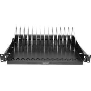 Digitus Regal - 483 mm Breite x 340 mm Tiefe x 175 mm Höhe - Stahl - Schwarz - 1Stück