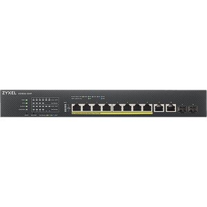 ZYXEL XS1930-12HP 8 Ports Manageable Ethernet Switch - 10 Gigabit Ethernet - 10GBase-X, 10GBase-T - 2 Layer Supported - Mo