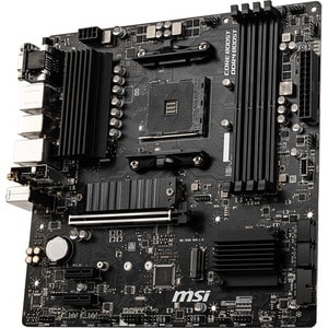 MSI B550M PRO-VDH WIFI Desktop Motherboard - AMD B550 Chipset - Socket AM4 - Micro ATX - 128 GB DDR4 SDRAM Maximum RAM - D