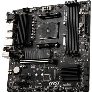 MSI B550M PRO-VDH WIFI Desktop Motherboard - AMD B550 Chipset - Socket AM4 - Micro ATX - 128 GB DDR4 SDRAM Maximum RAM - D
