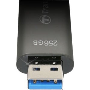 Transcend JetFlash 920 256 GB USB 3.2 (Gen. 1) Typ A Flash-Laufwerk - Grau - 420 MB/s Read Speed - 400 MB/s Write Speed