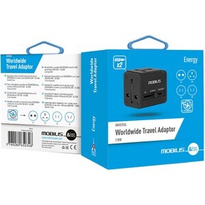 MOBILIS AC Adapter - Universal Adapter - For Smartphone, Tablet PC, USB Device - 120 V AC, 230 V DC Input - 5 V DC Output 