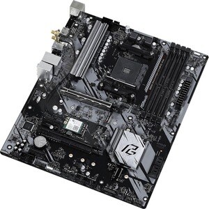 Carte Mère ASRock B550 Phantom Gaming 4/ac - AMD B550 Chipset - Socket AM4 - ATX - 128 Go DDR4 SDRAM RAM maximale - DIMM, 
