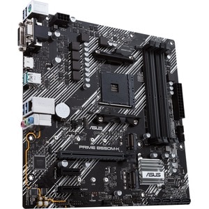 Asus Prime B550M-K Desktop Motherboard - AMD B550 Chipset - Socket AM4 - Micro ATX - 128 GB DDR4 SDRAM Maximum RAM - DIMM,