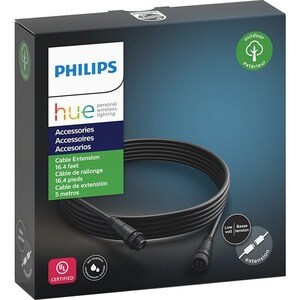 Philips Power Extension Cord - 5 m - For Power Supply, Light - Black