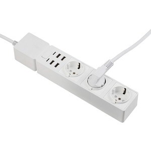 Ciabatta elettrica Edimax - 1,50 m Cord - 10 A Attuale - 120 V AC, 230 V ca Voltage - 2,30 kW