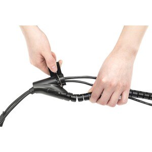 Digitus Kabelschutz - Schwarz - 1 Pack Paket - Kabelrohr - 5 m Länge - Polyethylenterephthalat (PET)