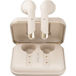 Happy Plugs Air 1 Plus True Wireless Earbud Stereo Earset - Gold - Binaural - In-ear - Bluetooth - 16 Ohm - 20 Hz to 20 kH