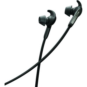 Jabra Elite 65e Wireless Earbud, Behind-the-neck Earset - Titanium Black - Binaural - In-ear - 1000 cm - Bluetooth - 32 Oh