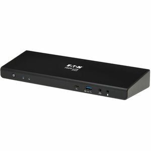 Tripp Lite by Eaton USB-C Dock, Dual Display - 5K 60 Hz DP, 4K 60 Hz HDMI, USB 3.x (5Gbps), USB-A/C Hub, GbE, 85W PD Charg