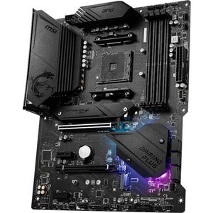 MSI MPG B550 GAMING PLUS Desktop Motherboard - AMD B550 Chipset - Socket AM4 - ATX - 128 GB DDR4 SDRAM Maximum RAM - DIMM,