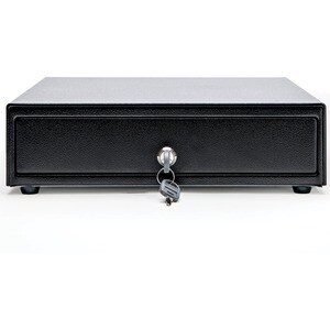 Star Micronics CD4-1416 Choice Cash Drawer, Black, 14Wx16D, 4Bill-8Coin - Printer-Driven, Cable Included - Printer-Driven,