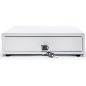 Star Micronics CD4-1616 Choice Cash Drawer, White, 16Wx16D, 5Bill-5Coin - Printer-Driven, Cable Included, 2 Media Slots - 