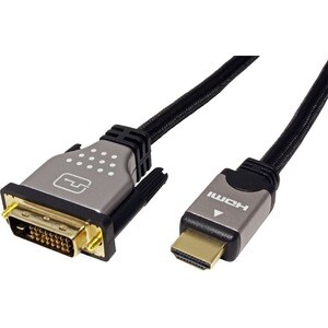 Roline 5 m DVI-D/HDMI Videokabel - 1 - Cable for PC, Notebook, Monitor, Projektor, TV, Ultrabook, Computer, Blu-ray-Player