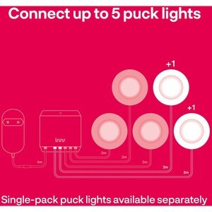 Luce armadio innr - Montaggio a incasso, Superficie di montaggio - 3 x LED Bulbo - 3 W per Kitchen, Indoor - Alexa Support