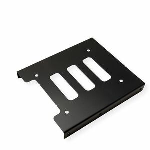 ROLINE Montageadapter, 3,5 Zoll Rahmen für 1x 2.5 HDD/SSD, Metall, schwarz
