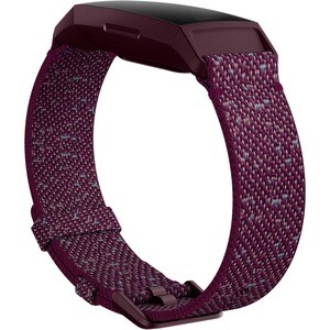 Fitbit Adjustable Smartwatch Band - Large (L) - Rosewood - Woven, Fabric, REPREVE, Plastic, Aluminium