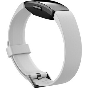 Fitbit Adjustable Smartwatch Band - Small (S) - White - Elastomer, Aluminium