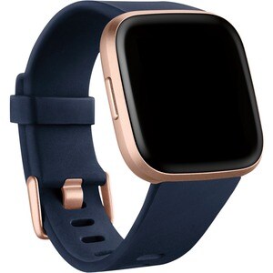 Fitbit Classic Adjustable Smartwatch Band - Large (L) - Buckle Attachment - Midnight Blue - Elastomer, Aluminium