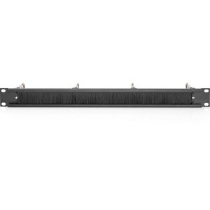 Digitus Cable Routing - Jet Black - 1 Pack Pack - Cable Management Panel - 1U Rack Height x 19" Panel Width - Steel