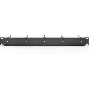 Digitus Kabelführung - Schwarz - 1 Pack Paket - Kabelmanagement-Panel - 1U Rack Height x 19" Panel Width - Stahl