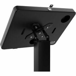 Premium Thin Profile Floor stand with Security Enclosure for 10.2-inch iPad (7th & 8th Gen) & More (Black) - Up to 10.2" S