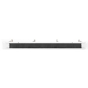 Digitus Kabelführung - Hellgrau - 1 Pack Paket - Kabelmanagement-Panel - 1U Rack Height x 19" Panel Width - Stahl