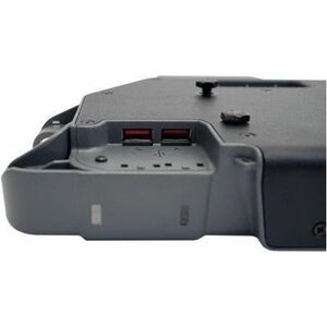 Gamber-Johnson Pogo Pin Robust Docking Station für Tablet-PC, Drucker, Scanner - Schwarz - 2 x USB-Anschlüsse - 2 x USB 2.