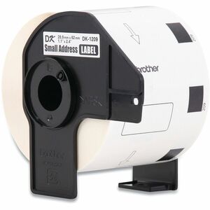 Brother DK Address Label - 2 2/5" Width x 1 1/10" Length - Rectangle - Thermal - Paper - 800 / Roll - 3 / Roll