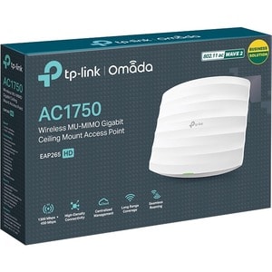 TP-Link Omada EAP265 HD Dual Band IEEE 802.11ac 1.71 Gbit/s Wireless Access Point - Outdoor - 2.40 GHz, 5 GHz - Internal -