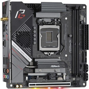ASRock Z490 Phantom Gaming-ITX/TB3 Desktop-Mainboard - Intel Chipsatz - Socket LGA-1200 - Intel-Optane-speicherbereit - Mi